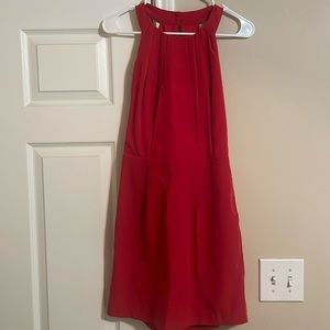Red BCBGeneration short backless dress. Size 6